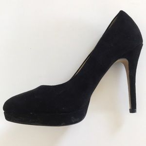 Black Suede High Heels